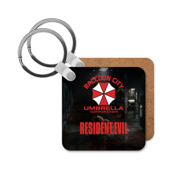 Resident Evil, Μπρελόκ Ξύλινο τετράγωνο MDF