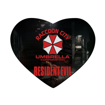 Resident Evil, Mousepad heart 23x20cm