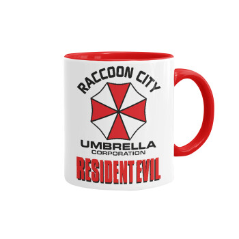 Resident Evil, Mug colored red, ceramic, 330ml