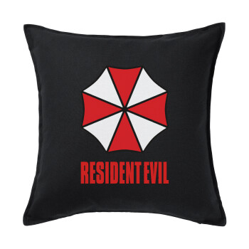 Resident Evil, Sofa cushion black 50x50cm includes filling