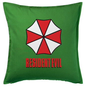 Resident Evil, Sofa cushion Green 50x50cm includes filling