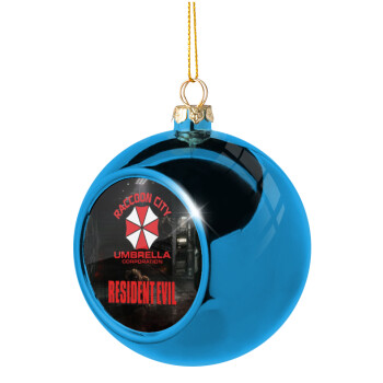 Resident Evil, Χριστουγεννιάτικη μπάλα δένδρου Μπλε 8cm