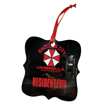 Resident Evil, Christmas ornament polygon wooden 7.5cm