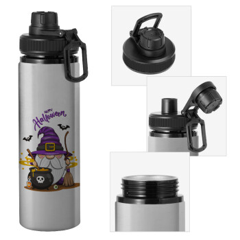 Happy Halloween (Χαλοουίν), Metallic water bottle with safety cap, 850ml aluminum