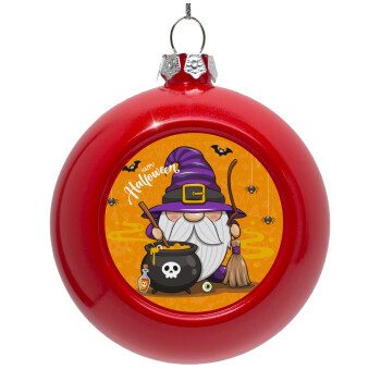 Happy Halloween (Χαλοουίν), Red Christmas tree ornament bauble 8cm