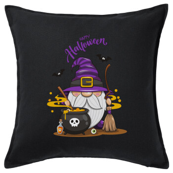 Happy Halloween (Χαλοουίν), Sofa cushion black 50x50cm includes filling