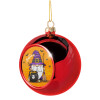 Christmas tree ball Red 8cm