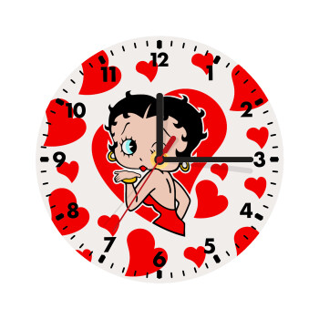 Betty Boop, Ρολόι τοίχου ξύλινο (20cm)