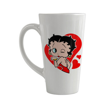 Betty Boop, Κούπα κωνική Latte Μεγάλη, κεραμική, 450ml