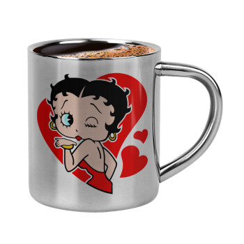 Betty Boop, Double-wall metal cup for espresso (220ml)