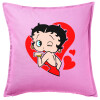 Sofa cushion Pink 50x50cm includes filling