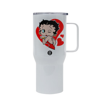 Betty Boop, Mega Stainless steel Tumbler with lid, double wall 750L