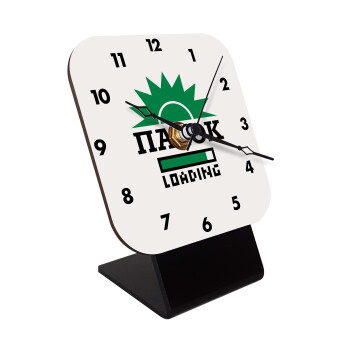ΠΑΣΟΚ Loading, Επιτραπέζιο ρολόι ξύλινο με δείκτες (10cm)