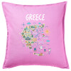 Sofa cushion Pink 50x50cm includes filling