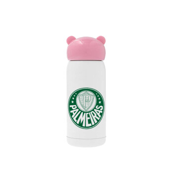 Palmeiras, Pink stainless steel thermal flask, 320ml