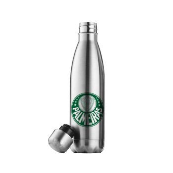 Palmeiras, Μεταλλικό παγούρι θερμός Inox (Stainless steel), διπλού τοιχώματος, 500ml