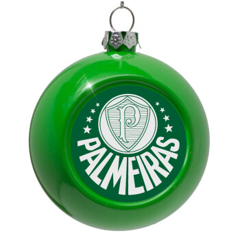 Palmeiras, Green Christmas tree ornament bauble 8cm