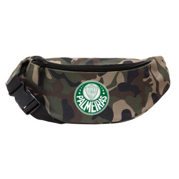 Palmeiras, Unisex τσαντάκι μέσης (μπανάνα) χρώματος παραλλαγή Jungle με 2 τσέπες