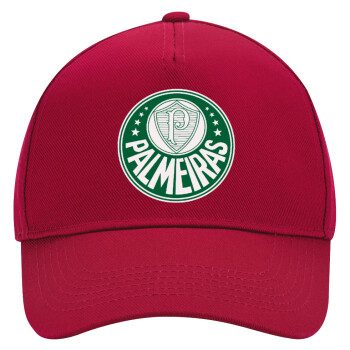 Palmeiras, Adult Ultimate Hat RED, (100% COTTON DRILL, ADULT, UNISEX, ONE SIZE)