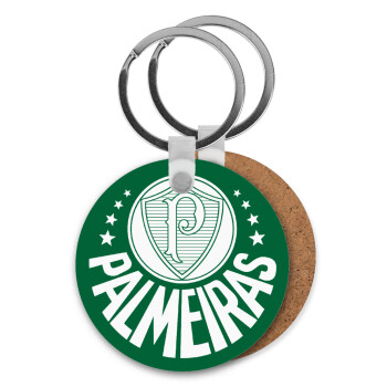 Palmeiras, Μπρελόκ Ξύλινο στρογγυλό MDF Φ5cm