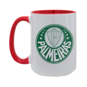 Palmeiras, Κούπα Mega 15oz, κεραμική Κόκκινη, 450ml