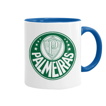 Palmeiras, Κούπα χρωματιστή μπλε, κεραμική, 330ml