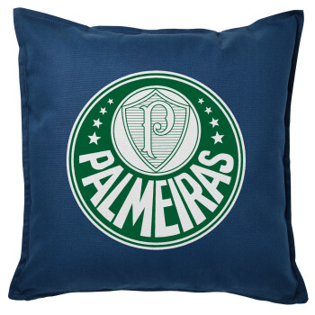 Palmeiras, Sofa cushion Blue 50x50cm includes filling