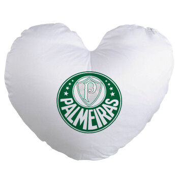 Palmeiras, Μαξιλάρι καναπέ καρδιά 40x40cm περιέχεται το  γέμισμα