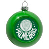 Green Christmas tree ornament bauble 8cm