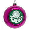 Purple Christmas tree ornament bauble 8cm