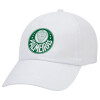 Adult Baseball Cap White 5-panel (POLYESTER, ADULT, UNISEX, ONE SIZE)