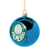 Blue Christmas tree ball ornament 8cm