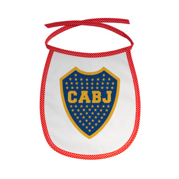 Club Atlético Boca Juniors, Σαλιάρα μωρού αλέκιαστη με κορδόνι Κόκκινη