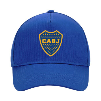 Club Atlético Boca Juniors, Ultimate Adult Hat BLUE, (100% COTTON DRILL, ADULT, UNISEX, ONE SIZE)