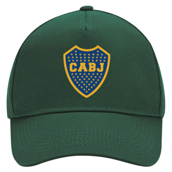 Club Atlético Boca Juniors, Adult Ultimate Hat GREEN, (100% COTTON DRILL, ADULT, UNISEX, ONE SIZE)