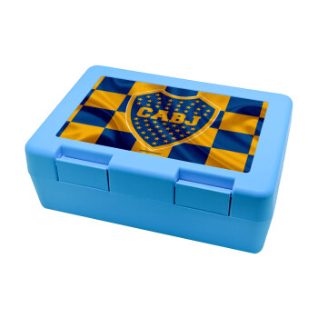 Club Atlético Boca Juniors, Παιδικό δοχείο κολατσιού ΓΑΛΑΖΙΟ 185x128x65mm (BPA free πλαστικό)