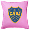 Sofa cushion Pink 50x50cm includes filling