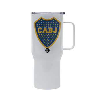 Club Atlético Boca Juniors, Mega Stainless steel Tumbler with lid, double wall 750L