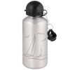 Metallic water jug, Silver, aluminum 500ml