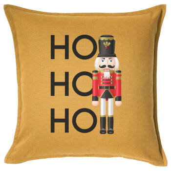 Nutcracker, Sofa cushion YELLOW 50x50cm includes filling