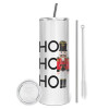 Tumbler stainless steel 600ml, with metal straw & cleaning brush