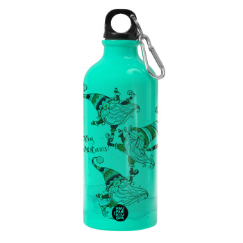 Christmas nordic gnomes, Water bottle 600ml