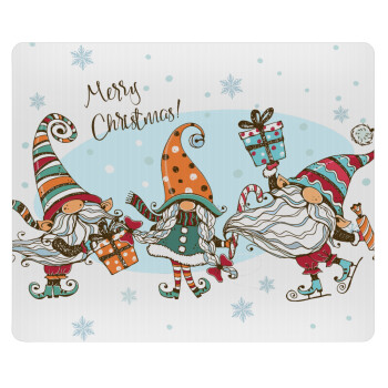 Christmas nordic gnomes, Mousepad rect 23x19cm