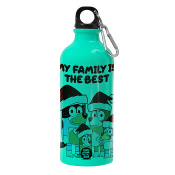 Bluey xmas family, Water bottle 600ml