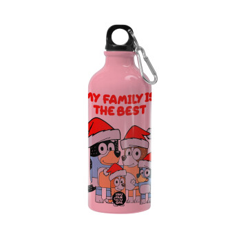 Bluey xmas family, Water bottle 600ml