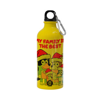 Bluey xmas family, Water bottle 600ml