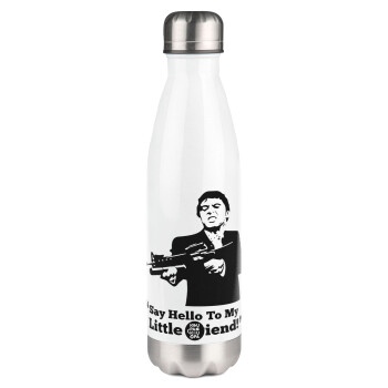 Scarface, Metal mug thermos White (Stainless steel), double wall, 500ml