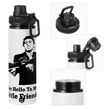 Scarface, Metal water bottle with safety cap, aluminum 850ml