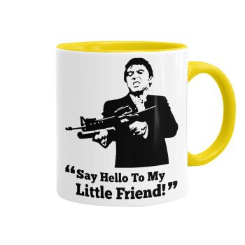 Scarface, Mug colored yellow, ceramic, 330ml