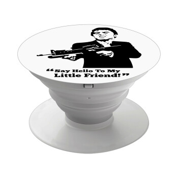 Scarface, Phone Holders Stand  White Hand-held Mobile Phone Holder